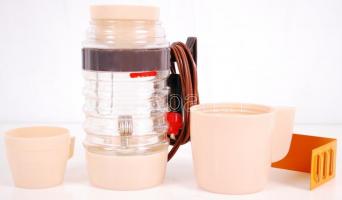 Retro autós kávéfőző, eredeti dobozában, m:23 cm