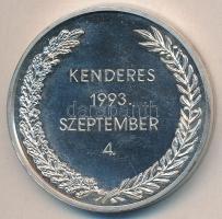 1993. "Kenderes 1993. szeptember 4." Horthy Miklós és feleségének újratemetése emlékére Ag...