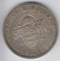 1938. 5P Ag "Szent István" T:2