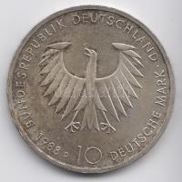 NSZK 1988F 10M Ag "Arthur Schopenhauer" T:exPP
GFR 1988F 10 Mark Ag "Arthur Schopenha...