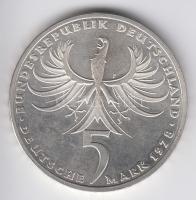 NSZK 1978F 5M Ag "Balthasar Neumann" T:PP
GFR 1978F 5 Mark "Death of Balthasar Neuman...