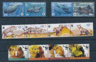 3 WWF komplett kiadás: Cayman Szigetek, Oman ,Új Zéland 3 WWF complete issue: Cayman Islands, Oman, ...