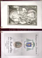 Dr. Erdő Péter primás Esztergomi-budapesti érsek beiktatási emléklapja