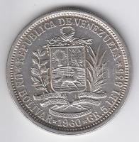 Venezuela 1960. 1B Ag T:1- kis karc
Venezuela 1960. 1 Bolivar Ag C:AU small scratch