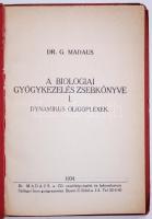 1934-1954 3db orvosi, gyógyszerész nyomtatvány: A biológiai gyógykezelés zsebkönyve I. Orvosi műszer...