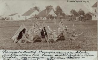 Trieste K.u.K. infantrymen, photo (EB)