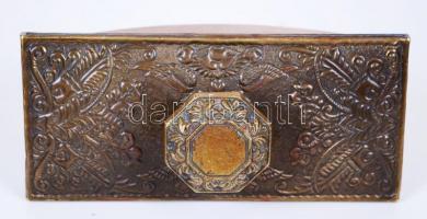 cca 1940 Nagyméretű, díszes, bronz tapper / 
Decorative large bronze blotter, 19x9x9cm