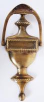Réz kopogtató / 
Brass door knocker, 20x9cm