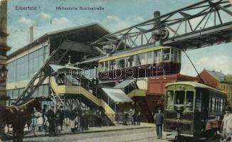 Wuppertal - Elberfeld Schwebebahn, suspension railway, Breitestrasse stop (Rb)