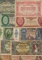 23db magyar bankjegy + 5 külföldi, régi és új T:II,III,IV