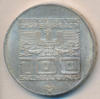 Ausztria 1976. 100Sch Ag "Innsbruck - XII. téli olimpia / Síelő" T:2
Austria 1976. 100 Sch...
