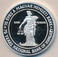 1999. 75Ft Ag "75 éves az MNB" T:PP
