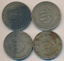 1947. 5Ft Ag "Kossuth" (4x) T:vegyes