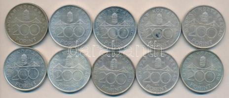 1994. 200Ft Ag "Deák" (10x) T:2,2-