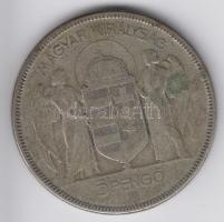 1930. 5P Ag "Horthy-jobbra" T:3