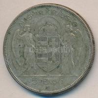1930. 5P Ag "Horthy-jobbra" T:3