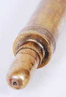 cca 1900 Bp. VIII. Ludvig Éremverő, réz permetező / 
Vintage brass sprayer, 59cm