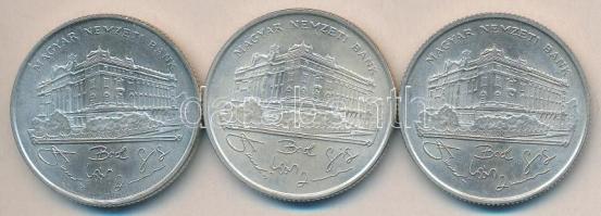 1993. 200Ft Ag "MNB" (3x) T:2