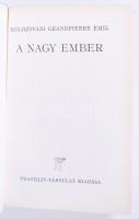 Kolozsvári Grandpierre Emil: A nagy ember. Franklin Társulat