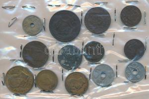 Románia 1867-1947. 13db klf forgalmi fémpénz T:vegyes Romania 1867-1947. 13 pieces of different coins C:Mixed