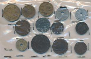 Románia 1867-1947. 13db klf forgalmi fémpénz T:vegyes
Romania 1867-1947. 13 pieces of different coin...