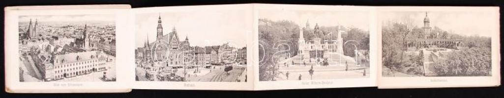 Wroclaw, Breslau - régi leporello 12 képpel