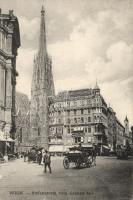 Vienna St. Stephen&#039;s Cathedral, Hotel Royal, dentist D. Mittler, the shop of Philipp Leichter (small tear)