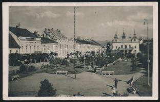 Máramarossziget main square, the shop of David Wizner (EK)