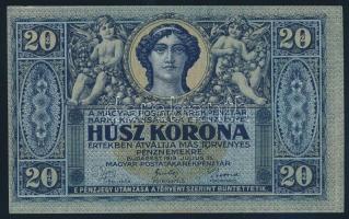 1919. július 15. 20K elcsúszott sorszámmal! T:I-,II(hajtatlan, kis papírlekopás és folt)