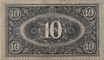 1919. augusztus 9. 10K T:II(kis sarokhiány, a bankjegy amúgy hajtatlan kis szamárfüllel)