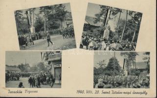 1940 Taracköz Szent István napi ünnepély / Saint Stephan Festival (Rb)