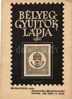 1938 Soproni Propaganda Bélyegkiállítás, Bélyeggyűjtők Lapja / 1938 Sopron Propaganda Stamp Expo, Stamp Collectors Journal, So. Stpl (EB)