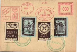 1938 Soproni Propaganda Bélyegkiállítás, Bélyeggyűjtők Lapja / 1938 Sopron Propaganda Stamp Expo, St...