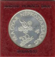 1984. Téli olimpia II. Sarajevo 500Ft ezüst T:BU eredeti plasztiktokban