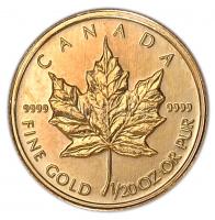 Kanada 1996. 1$ Au "II. Erzsébet / Juharlevél" (1,58g/0.999) T:1
Canada 1996. 1 Dollar Au ...
