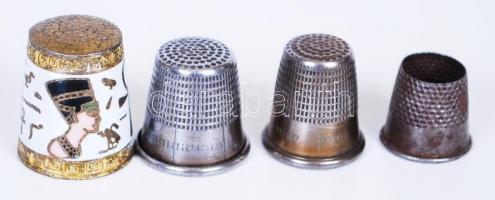 4db gyűszű (egy hibás) /  Thimbles (one with fault)