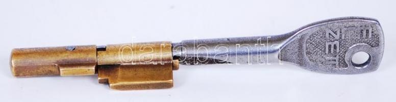 Elzett biztonsági zárbetét kulccsal