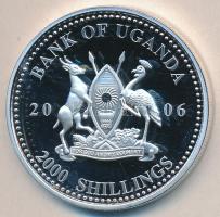 Uganda 2006. 2000Sh Ag "A labdarúgás halhatatlanjainak csarnoka - Csehország 2000-es évek / Pav...