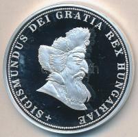 DN "Királyi koronák / Zsigmond 5 korona" Ag(999) emlékérem, (20g/38,61mm) T:PP Tanúsítvánnyal. Csak 2000db!
