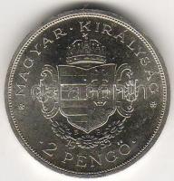 1935. "Rákóczi" 2P ezüst T:1! R!