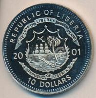 Libéria 2001. 10$ "Szabadság pillanatai-Nelson Mandela 1994." multicolor T:PP
Liberia 2001...