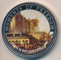 Libéria 2001. 10$ "Szabadság pillanatai-Francia forradalom 1789." multicolor T:PP Liberia 2001. 10 Dollars "Moments of Freedom-French Revolution 1789." multicolor C:PP