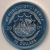 Libéria 2001. 10$ "Szabadság pillanatai-Függetlenségi Nyilatkozat 1776" multicolor T:PP
Li...