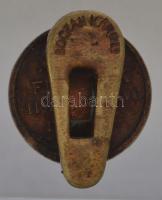 1938. "Felvidéki Emlékérem - II. Rákóczi Ferenc" Br miniatűrje gomblyukjelvényként, készít...