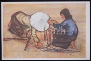 1972 Nguyen Van Hieu Dél-vietnámi tábornok saját kézzel írt képeslapja magyar barátjának. / Autograp...