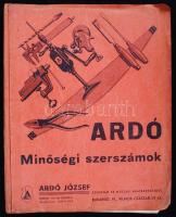 1939 Budapest VI., Ardó minőségi szerszámok, Ardó József Szerszám és Műszaki Nagykereskedés, katalógus