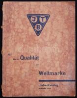 1930 Jtebe-Katalog. Német nyelvű katalógus fogorvosi eszközökről / 
Dental instruments catalogue
