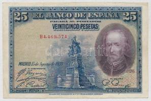 Spanyolország 1928. 25P T:II- Spain 1928. 25 Pesetas C:VF