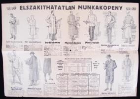 1933 Budapest VII. Világhírű elszakíthatatlan munkaruhák Gutmann J. és Tsa, katalógus