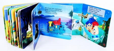 Két darab gyerek könyv: A kék vonat. A sárga kis vonat